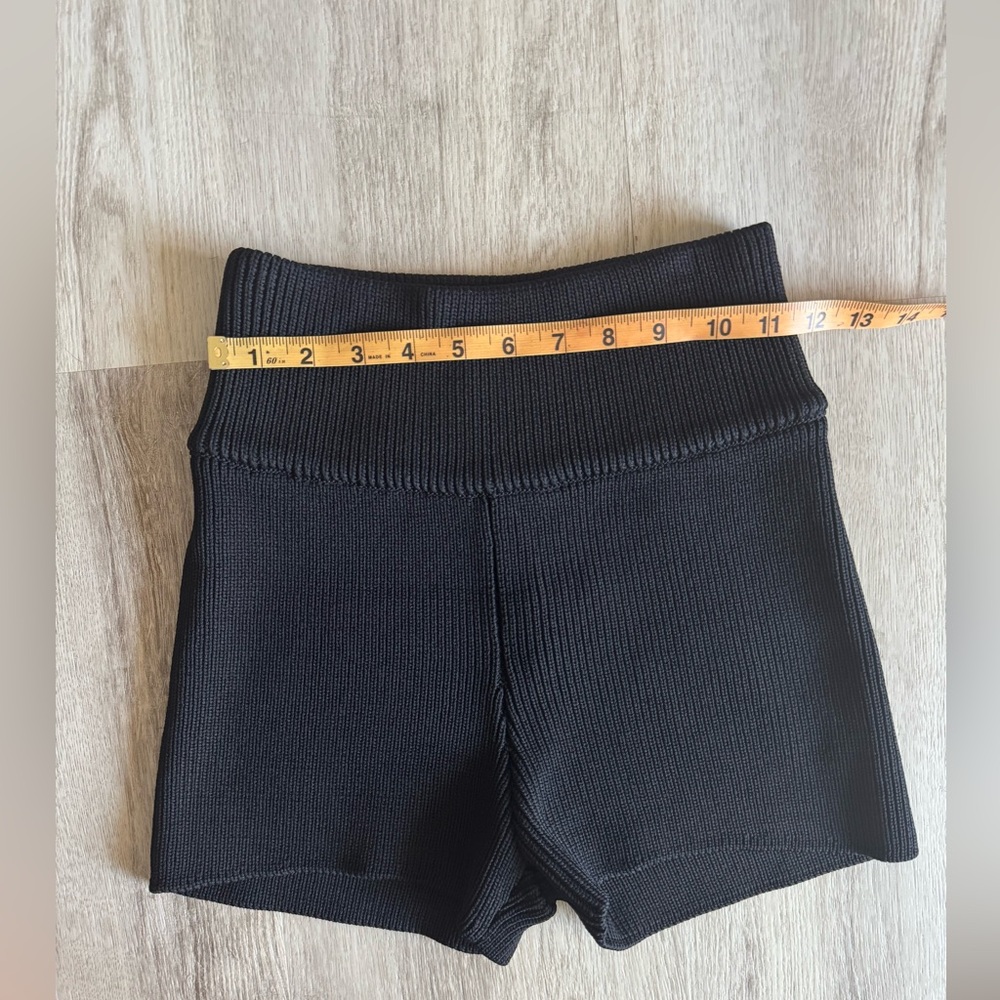 Elce Swim Sol Ribbed Black Knit Shorts Australian Brand Swim Cover Size Small - Picture 8 of 10